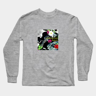 Hysteria-inspired colorful Guitar and Roses designer Long Sleeve T-Shirt